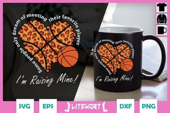 Basketball Mom Raise Favorite Player SVG: A Crafts and Graphics Asset Worth Considering