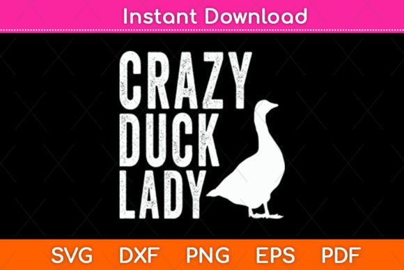 Crazy Duck Lady: A Quirky Embroidery Design for Heartfelt Projects
