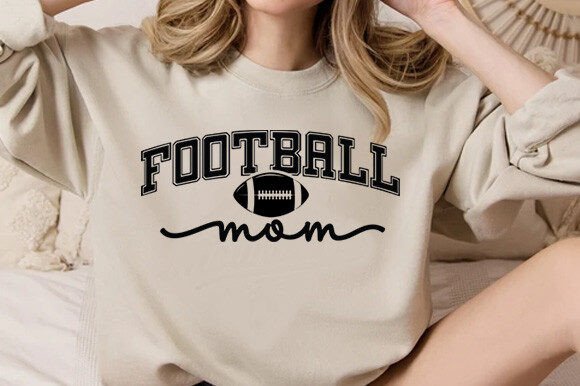 Football Mom Digital Football Svg: A Versatile Graphic for Crafters