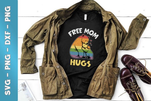 Free Mom Hugs LGBT Bear SVG: A Versatile Graphic Design Asset for Bloggers and Content Creators