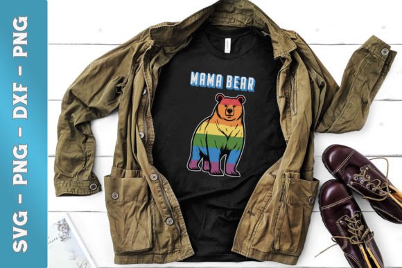 LGBT Mom Bear SVG: A Versatile Graphic for Crafts and Branding