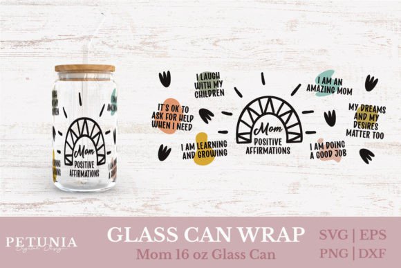 Mom Glass Can Wrap SVG: A Modern Design Asset for Creative Branding