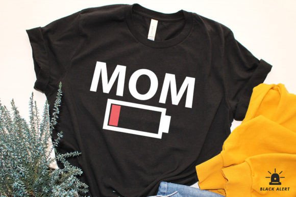 Mom Low Battery Family Mother’s Day SVG: A Versatile Graphic Design Asset for Local Crafts & Branding
