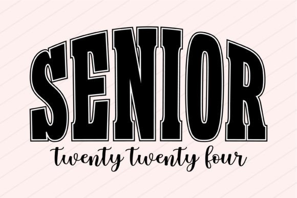 Senior 2024 T Shirt Graphics for Crafts and Graduate Mom Projects