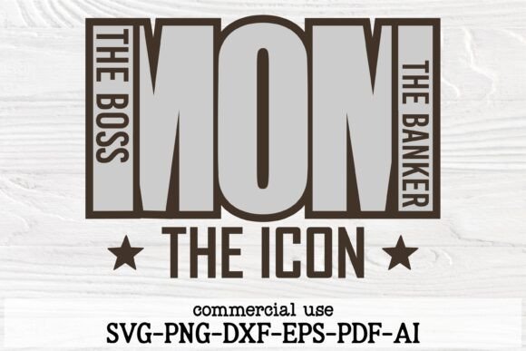 The Boss Mom Icon SVG Design: A Bold Graphic for Crafts and Branding